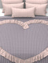 The White Moss Valentine Heart Winter comforter with 2 pillow covers